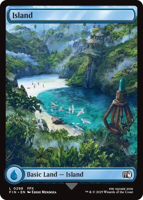 Magic: The Gathering - FINAL FANTASY - Island (0298) - 298 - Normal
