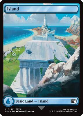 Magic: The Gathering - FINAL FANTASY - Island (0299) - 299 - Normal