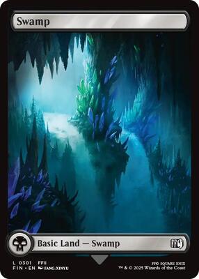 Magic: The Gathering - FINAL FANTASY - Swamp (0301) - 301 - Foil