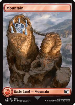 Magic: The Gathering - FINAL FANTASY - Mountain (0304) - 304 - Normal