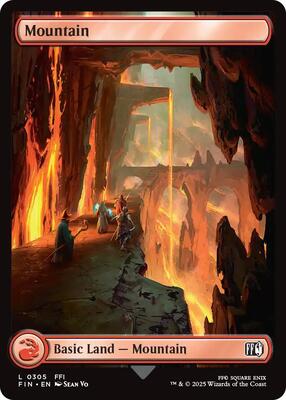 Magic: The Gathering - FINAL FANTASY - Mountain (0305) - 305 - Normal