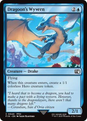 Magic: The Gathering - FINAL FANTASY - Dragoon's Wyvern - 49 - Normal
