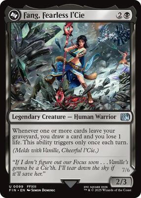 Magic: The Gathering - FINAL FANTASY - Fang, Fearless l'Cie - 99 - Normal