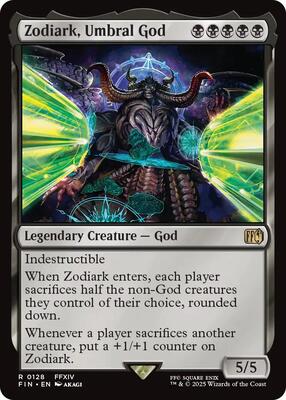 Magic: The Gathering - FINAL FANTASY - Zodiark, Umbral God - 128 - Normal