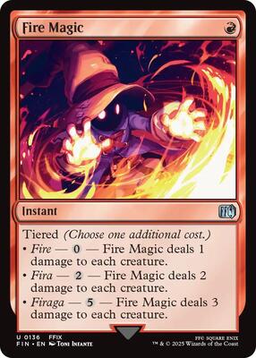 Magic: The Gathering - FINAL FANTASY - Fire Magic - 136 - Normal