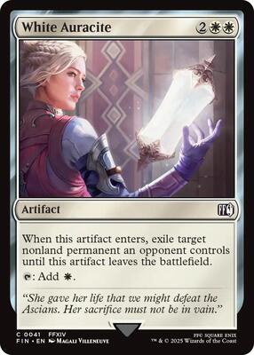 Magic: The Gathering - FINAL FANTASY - White Auracite - 41 - Foil