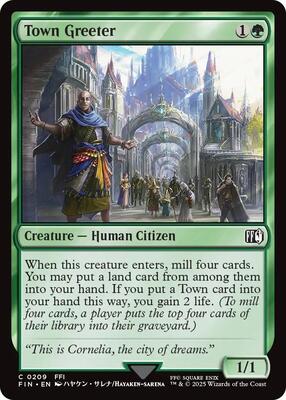 Magic: The Gathering - FINAL FANTASY - Town Greeter - 209 - Normal