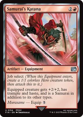 Magic: The Gathering - FINAL FANTASY - Samurai's Katana - 154 - Normal