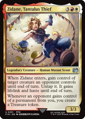 Magic: The Gathering - FINAL FANTASY - Zidane, Tantalus Thief - 251 - Normal