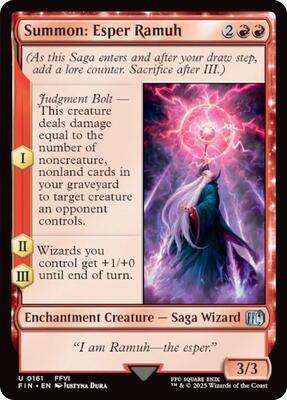 Magic: The Gathering - FINAL FANTASY - Summon: Esper Ramuh - 161 - Normal