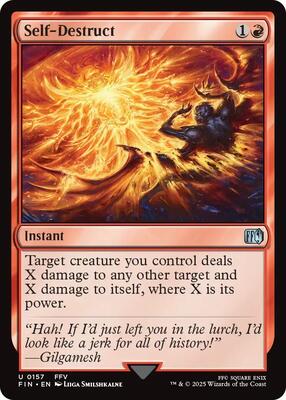 Magic: The Gathering - FINAL FANTASY - Self-Destruct - 157 - Foil