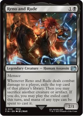 Magic: The Gathering - FINAL FANTASY - Reno and Rude - 113 - Normal