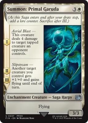 Magic: The Gathering - FINAL FANTASY - Summon: Primal Garuda - 37 - Normal
