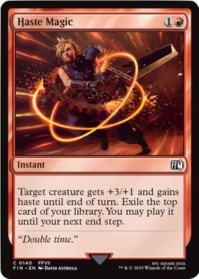 Magic: The Gathering - FINAL FANTASY - Haste Magic - 140 - Normal