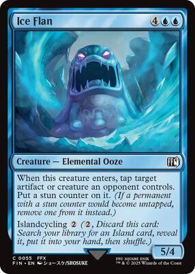 Magic: The Gathering - FINAL FANTASY - Ice Flan - 55 - Foil