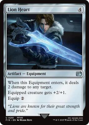 Magic: The Gathering - FINAL FANTASY - Lion Heart - 261 - Normal