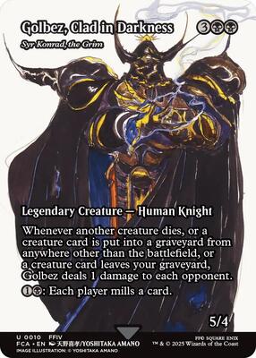 Magic: The Gathering - FINAL FANTASY: Through the Ages - Golbez, Clad in Darkness - Syr Konrad, the Grim (Showcase) - 10 - Normal