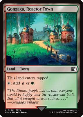 Magic: The Gathering - FINAL FANTASY - Gongaga, Reactor Town - 280 - Foil