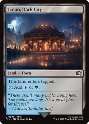Magic: The Gathering - FINAL FANTASY - Treno, Dark City - 290 - Normal