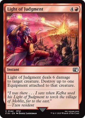 Magic: The Gathering - FINAL FANTASY - Light of Judgment - 144 - Foil