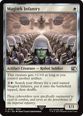 Magic: The Gathering - FINAL FANTASY - Magitek Infantry - 25 - Normal