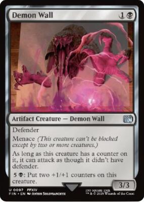 Magic: The Gathering - FINAL FANTASY - Demon Wall - 97 - Normal