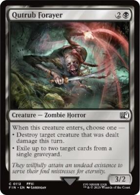 Magic: The Gathering - FINAL FANTASY - Qutrub Forayer - 112 - Foil