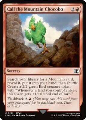 Magic: The Gathering - FINAL FANTASY - Call the Mountain Chocobo - 131 - Normal