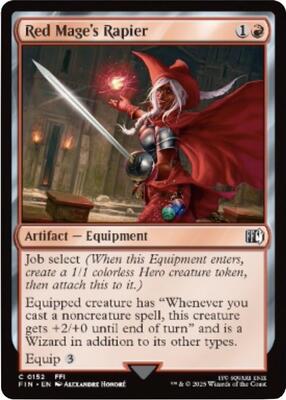Magic: The Gathering - FINAL FANTASY - Red Mage's Rapier - 152 - Normal