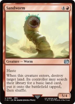 Magic: The Gathering - FINAL FANTASY - Sandworm - 155 - Normal
