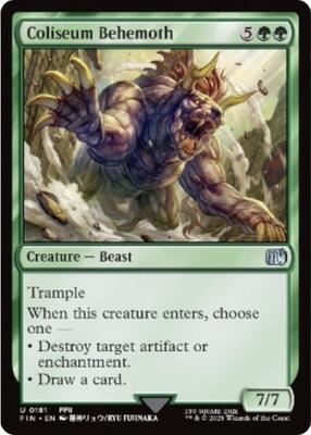 Magic: The Gathering - FINAL FANTASY - Coliseum Behemoth - 181 - Normal