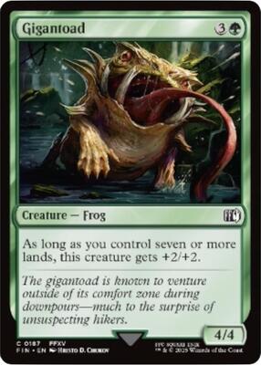 Magic: The Gathering - FINAL FANTASY - Gigantoad - 187 - Foil