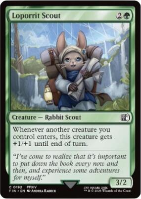 Magic: The Gathering - FINAL FANTASY - Loporrit Scout - 192 - Normal