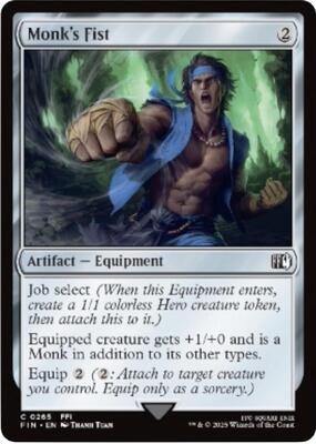 Magic: The Gathering - FINAL FANTASY - Monk's Fist - 265 - Normal