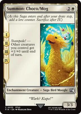 Magic: The Gathering - FINAL FANTASY - Summon: Choco/Mog - 35 - Normal