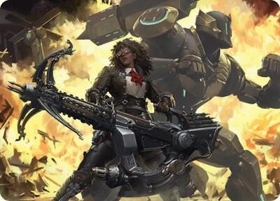 Magic: The Gathering - Art Series: FINAL FANTASY - Machinist's Arsenal Art Card - 2 - Normal