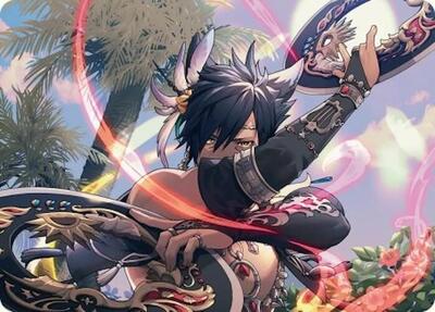 Magic: The Gathering - Art Series: FINAL FANTASY - Dancer's Chakrams Art Card - 24 - Normal