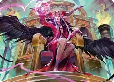 Magic: The Gathering - Art Series: FINAL FANTASY - Sorceress's Schemes Art Card - 9 - Normal