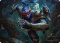 Magic: The Gathering - Art Series: FINAL FANTASY - Shadow, Mysterious Assassin Art Card - 26 - Normal
