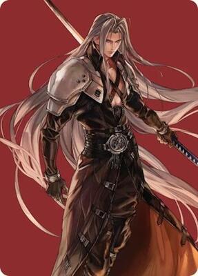 Magic: The Gathering - Art Series: FINAL FANTASY - Sephiroth, Fabled SOLDIER Art Card - 44 - Normal