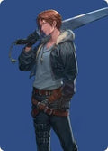 Magic: The Gathering - Art Series: FINAL FANTASY - Squall, SeeD Mercenary Art Card - 47 - Normal