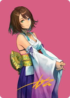Magic: The Gathering - Art Series: FINAL FANTASY - Yuna, Hope of Spira Art Card (Gold-Stamped Signature) - 48 - Normal