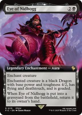 Magic: The Gathering - Commander: FINAL FANTASY - Eye of Nidhogg (Extended Art) - 115 - Normal (JAPANESE)