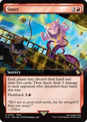Magic: The Gathering - Commander: FINAL FANTASY - Snort (Extended Art) - 120 - Normal