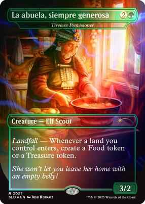 Magic: The Gathering - Secret Lair Drop Series - La abuela, siempre generosa - Tireless Provisioner (Rainbow Foil) - Foil