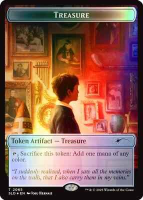 Magic: The Gathering - Secret Lair Drop Series - Treasure Token (2065) (Rainbow Foil) - Foil