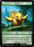Magic: The Gathering - FINAL FANTASY - Bird (0016) // Wizard (0014) Double-Sided Token - 16 // 14 - Normal