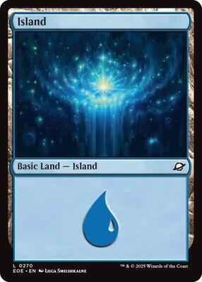 Magic: The Gathering - Edge of Eternities - Island (0270) - Land – 270 - Normal