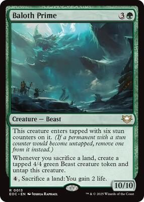 Magic: The Gathering - Commander: Edge of Eternities - Baloth Prime - Rare – 13 - Normal