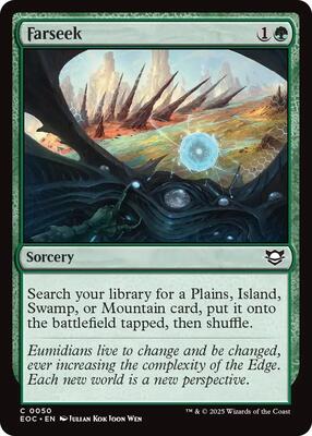 Magic: The Gathering - Commander: Edge of Eternities - Farseek - Common – 50 - Normal